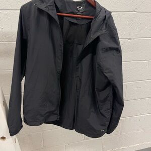 Oakley Men's Black Windbreaker Jacket